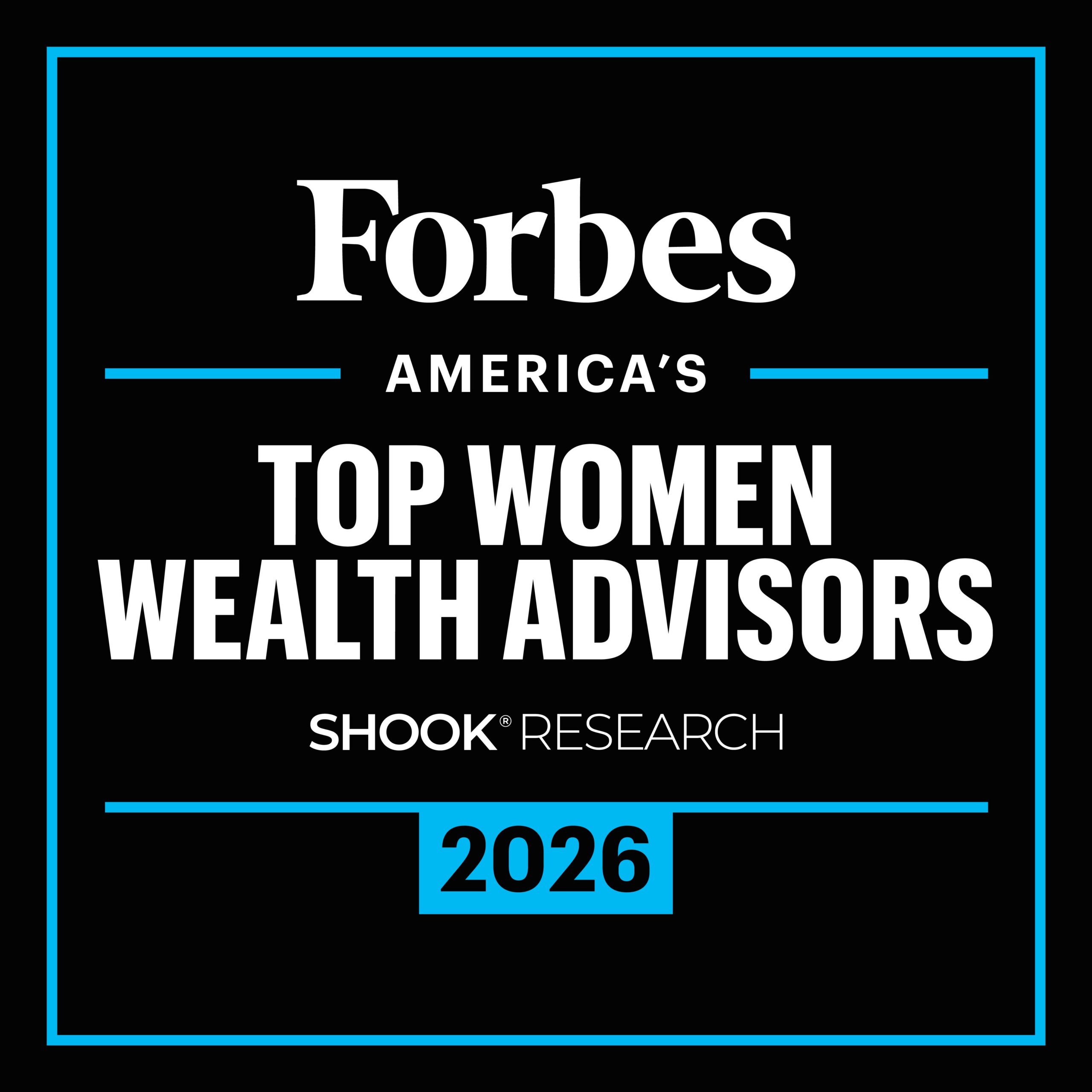 Forbes - America's Top Women Wealth Advisors - Vertical Black